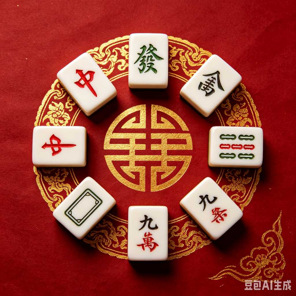 pink mahjong set