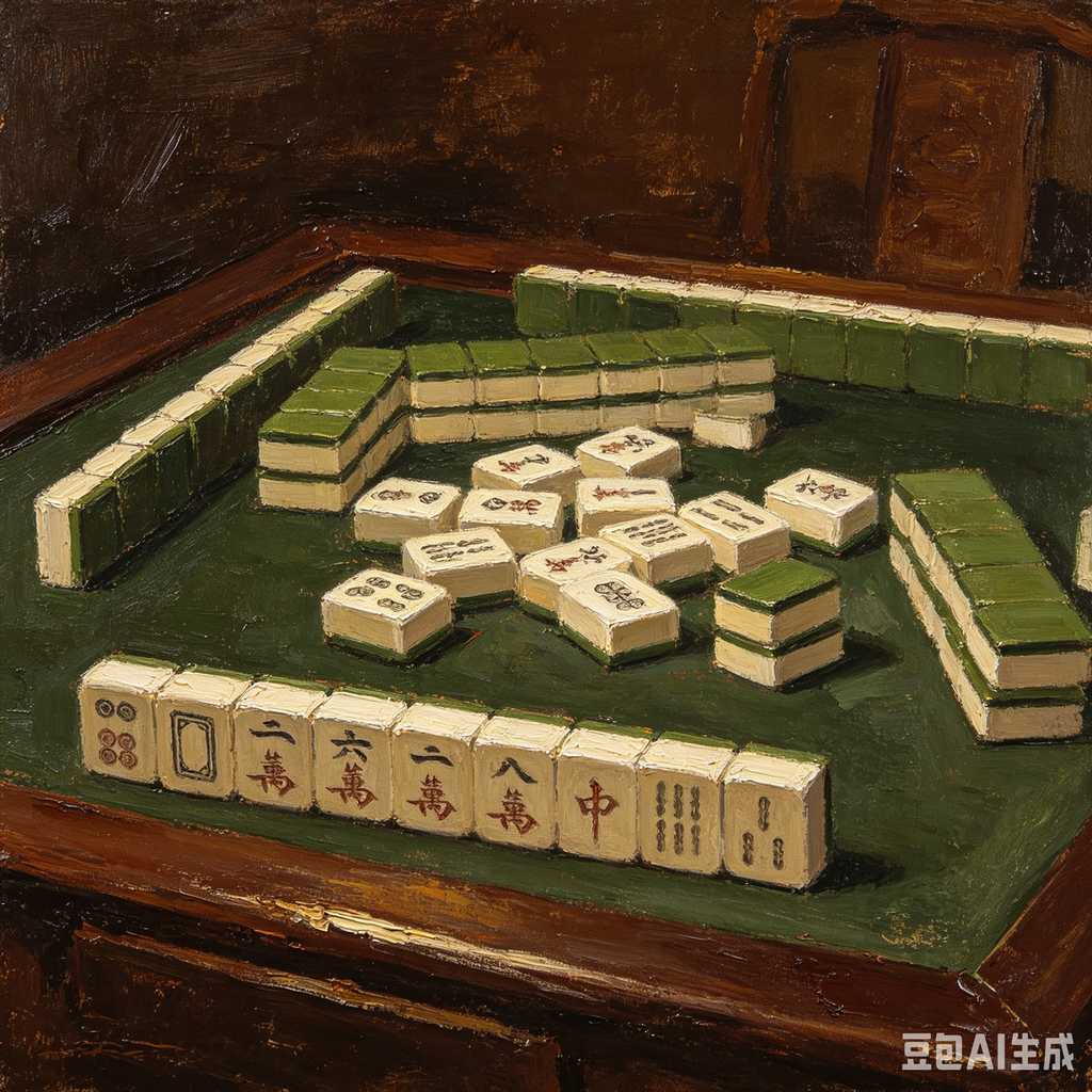 multi color mahjong set custom