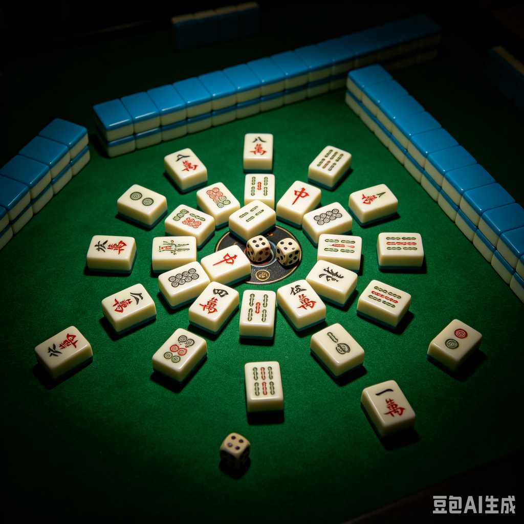 asian classic board game mahjong