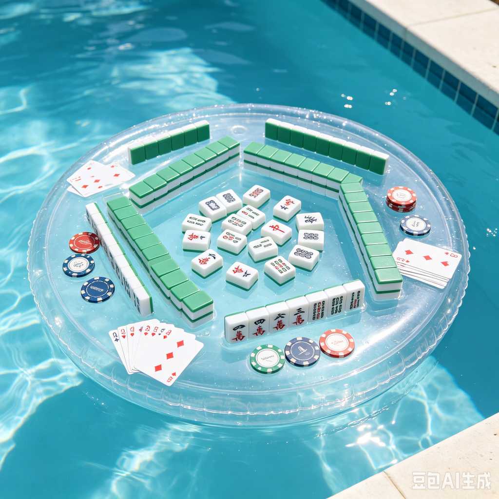 indoor leisure game mahjong set